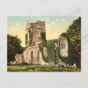 Carte Postale KRW Muckross Abbaye Kilarney Irlande Voiture Vinta