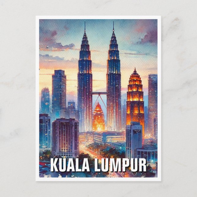 Carte Postale Kuala Lumpur Malaisie (Devant)