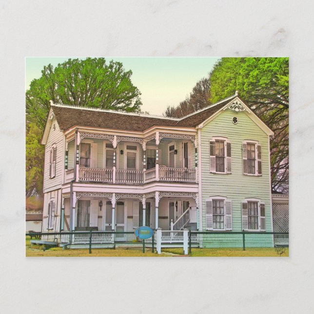 Carte Postale Kuenemann Home, Fredericksburg, TX (Devant)