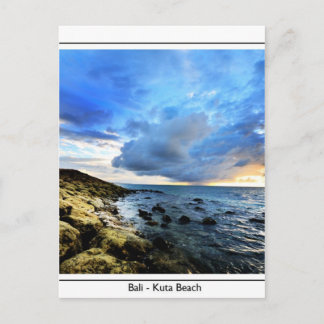 Carte Postale Kuta dans une tempête