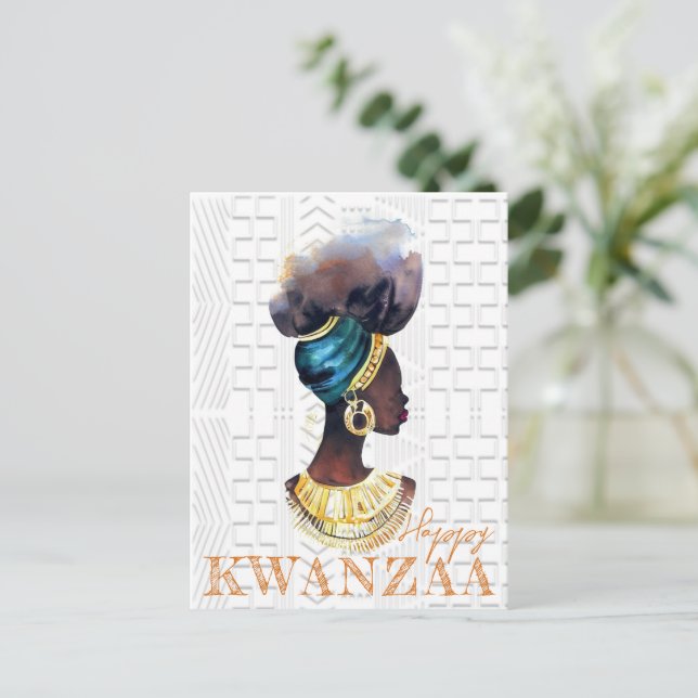 Carte Postale Kwanzaa (Debout devant)
