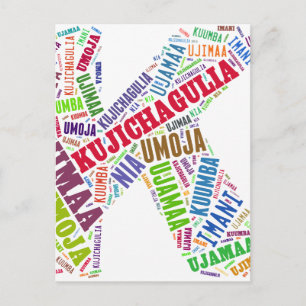 CARTE POSTALE KWANZAA