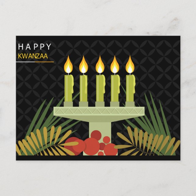 Carte Postale kwanzaa noir (Devant)