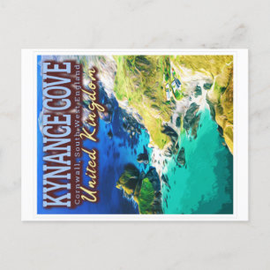 CARTE POSTALE KYNANCE COVE - CORNWALL ANGLETERRE UK