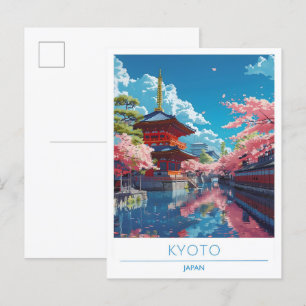 Carte Postale Kyoto Japon Vintage voyage