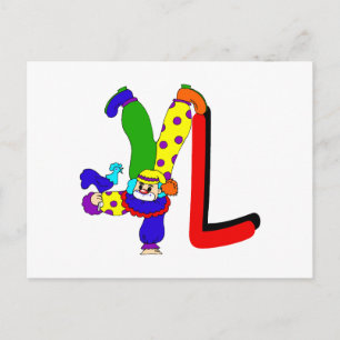 Carte Postale L Clown