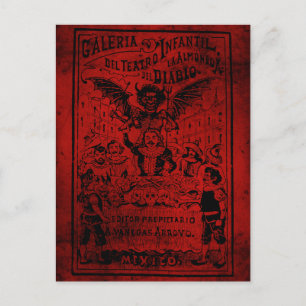 Carte Postale La Almoned del Diablo par José Guadalupe Posada
