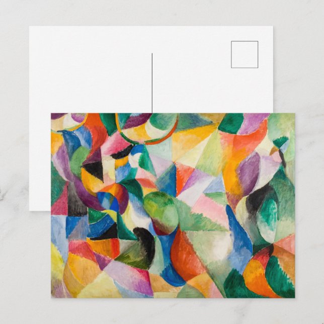 Carte Postale La Bal Bullier | Sonia Delaunay | (Devant / Derrière)