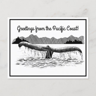 Carte Postale La baleine