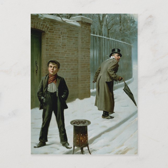 Carte Postale La balle de neige - Coupable ou non coupable (Devant)