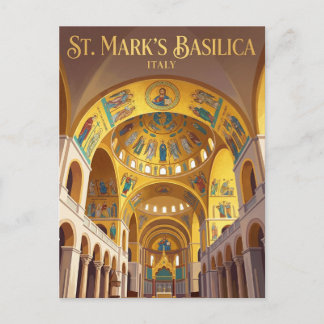Carte Postale La basilique Saint-Marc Italie