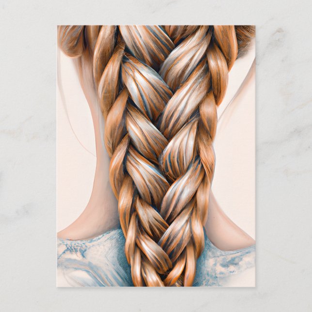 Carte Postale La beauté des différentes coiffures chez les femme (Devant)