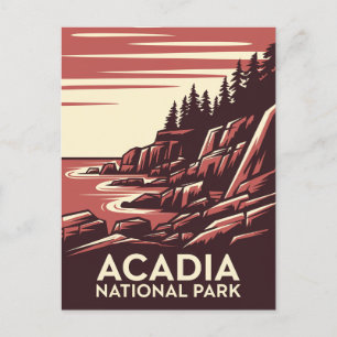 Carte Postale La beauté du parc national de l'Acadie