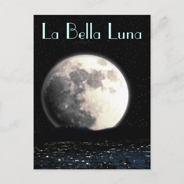 Carte postale La Bella Luna (Devant)