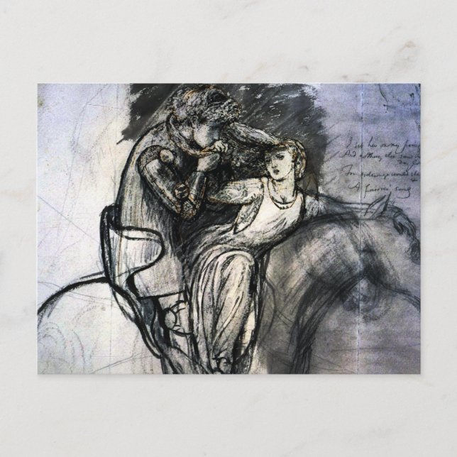 Carte Postale La Belle Dame sans Merci (Devant)