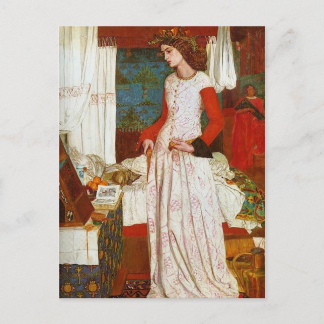 Carte Postale La Belle Iseult | Reine Guenevere, William Morris (Devant)