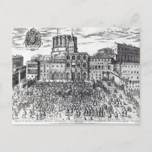 Carte Postale La bénédiction du pape Pie V