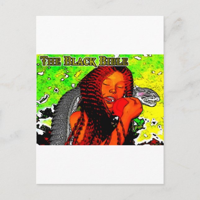 Carte Postale 'La Bible Noire' : Adam & Eve (Devant)