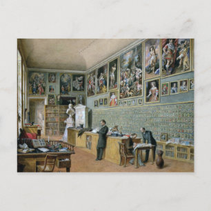 Carte Postale La bibliothèque