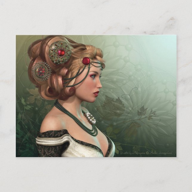 Carte Postale La Blonde (Devant)