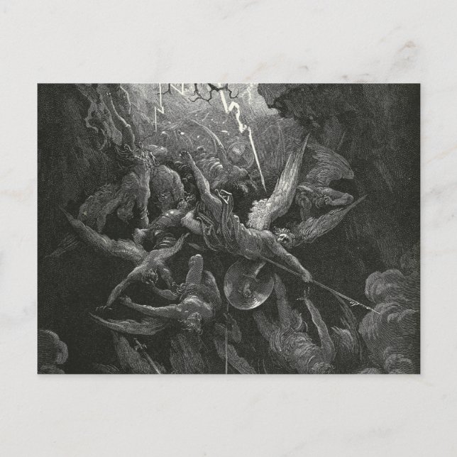 Carte Postale La Bouche De L'Enfer Par Gustave Dore (Devant)