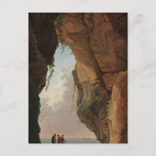 Carte Postale La bouche d'une grotte (1784) Hubert Robert
