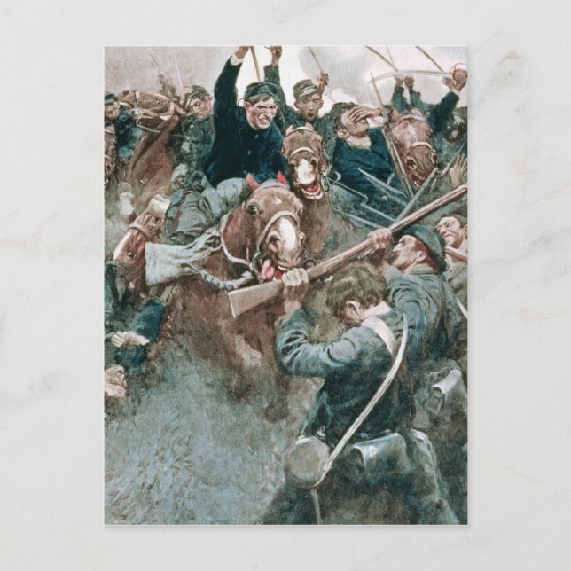 Carte Postale La brigade de Jackson debout comme un mur de pierr (Devant)