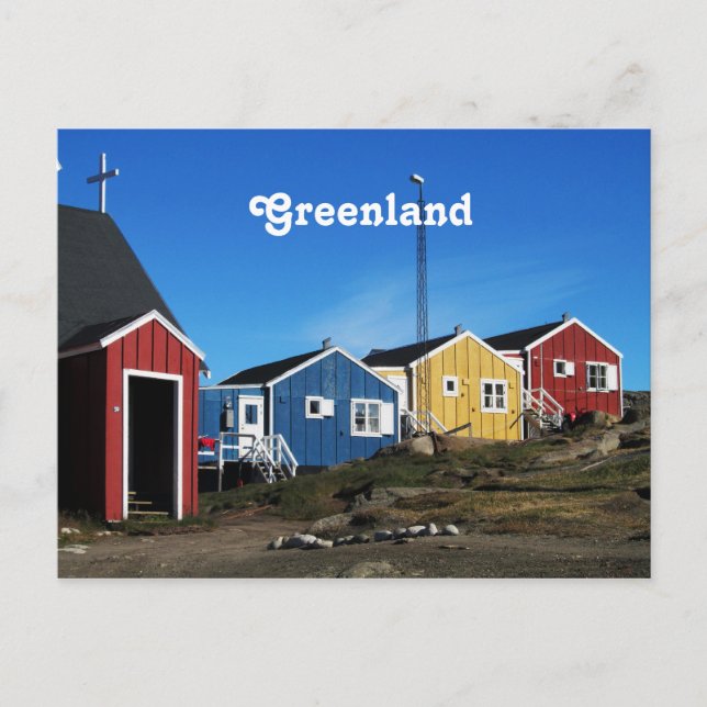 Carte Postale La campagne du Groenland (Devant)
