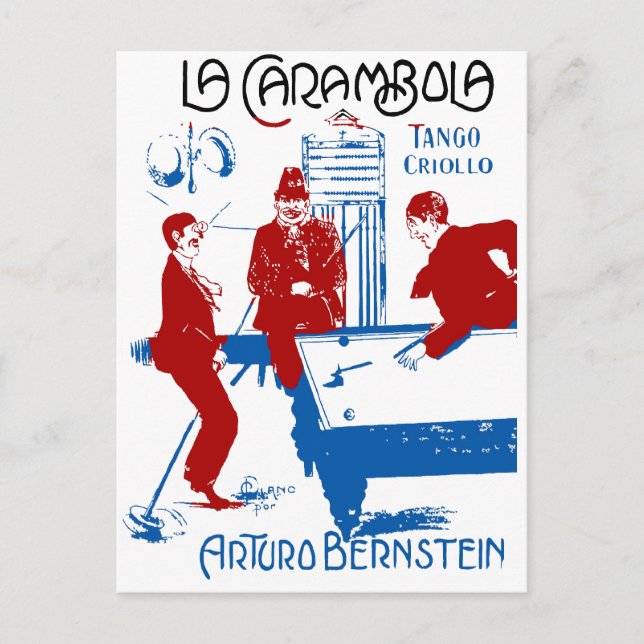 Carte Postale La CarambolaTango (Devant)