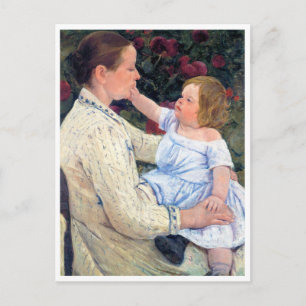 Carte Postale La caresse de l'enfant, Mary Cassatt