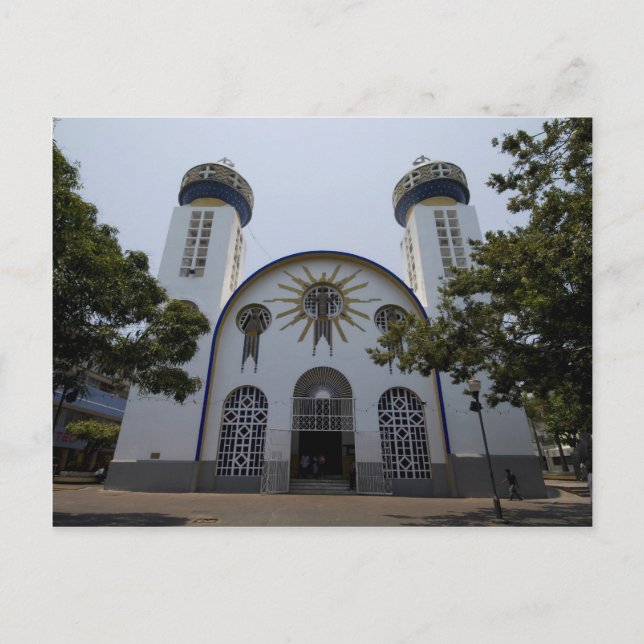 Carte Postale La cathédrale d'Acapulco (Devant)