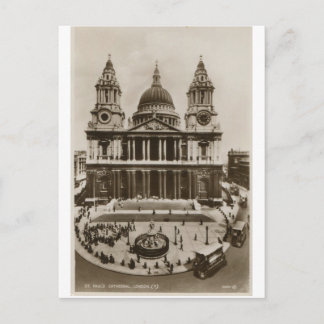 CARTE POSTALE LA CATHÉDRALE DE ST PAULU LONDRES