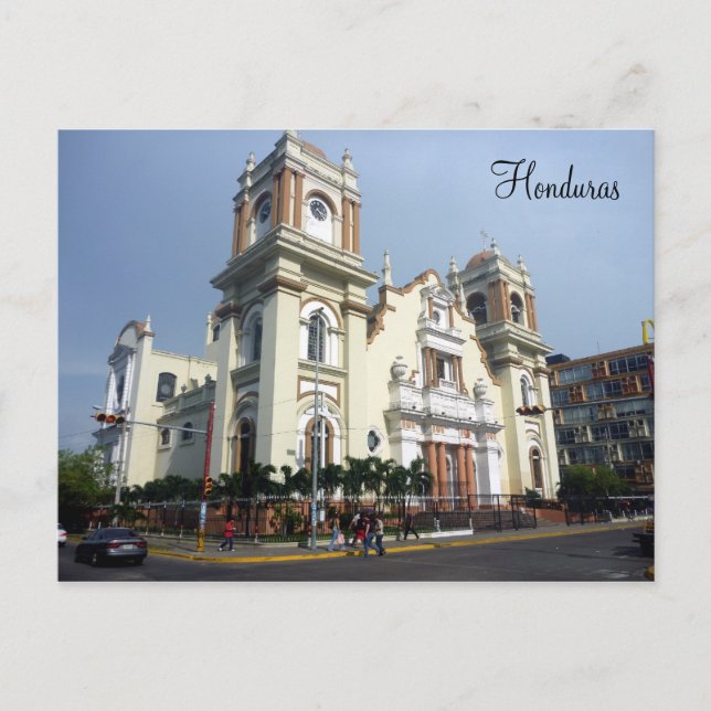 Carte Postale la cathédrale du honduras (Devant)