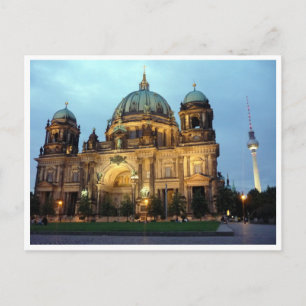 Carte Postale la cathédrale et la tour de berlin