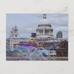 Carte Postale La cathédrale Saint-Paul de Londres, Angleterre