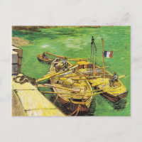 La célèbre peinture de Van Gogh, Rhone Boats, 1888