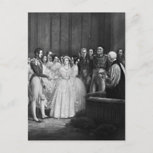 Carte Postale La cérémonie mariage