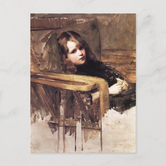 Carte Postale La chaise facile par John William Waterhouse (Devant)