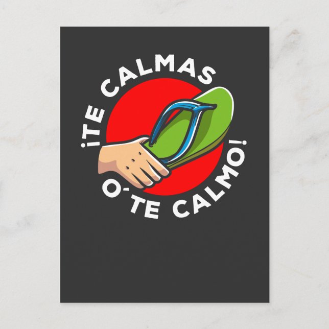 Carte Postale La Chancla Funny Espagnol Citation Latin Espagne H (Devant)