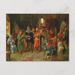 Carte Postale La charge de la canneberge à la montre