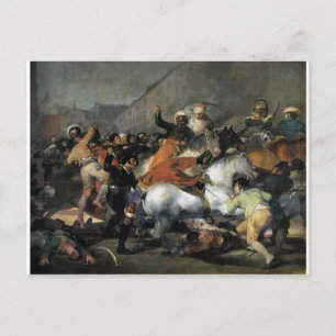 Carte Postale La charge des Mameloukes par Francisco Goya