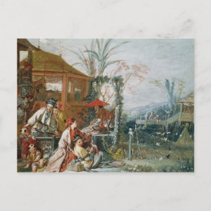 Carte Postale La chasse chinoise, c.1742