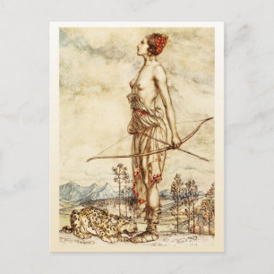 Carte Postale La Chasse Diana