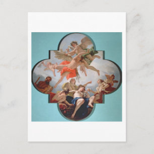 Carte Postale La Châtiment de Cupidon (huile sur toile)