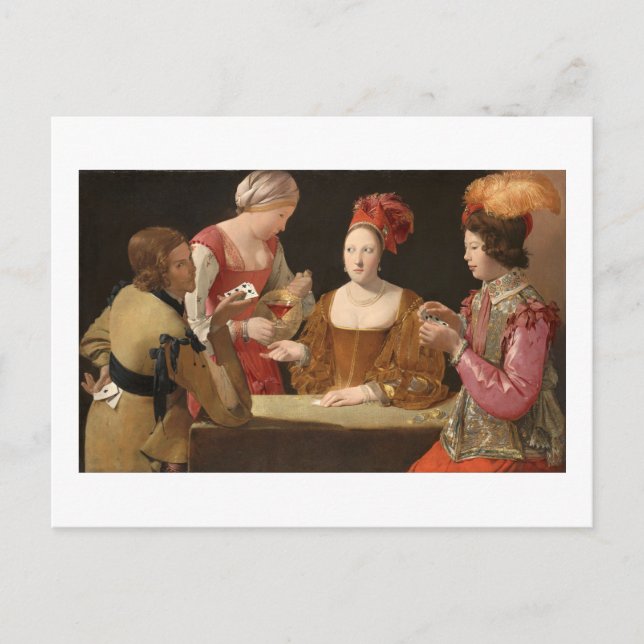 Carte Postale La Cheat avec l'As des Clubs, La Tour (Devant)