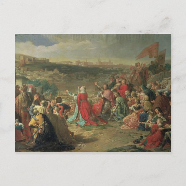 Carte Postale La chute de Grenade en 1492, 1890 (Devant)