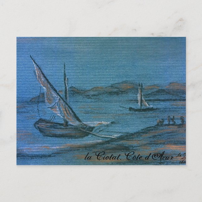 Carte Postale la Ciotat, Côte d'Azur, 1901 (Devant)