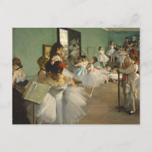 Carte Postale La Classe De Danse. Edgar Degas