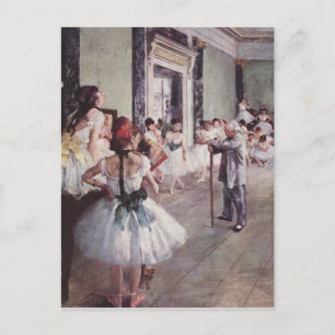 Carte Postale La classe de danse (The Dancing class)