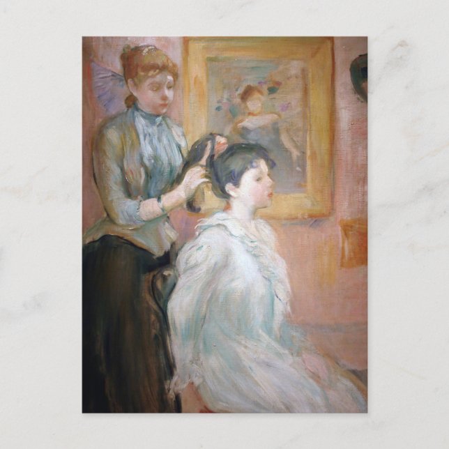 Carte Postale La Coiffure | Berthe Morisot (Devant)